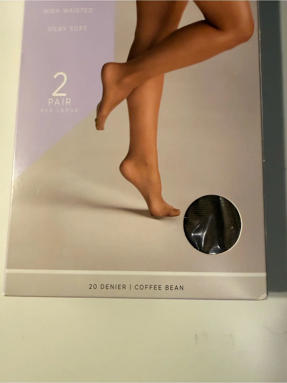Impressions Silk Shimmer Sheer Hosiery in Coffee Bean denier 20